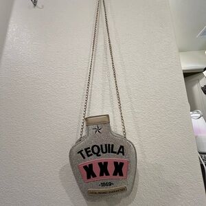 Tequila Bottle Shaped Crossbody Bag
